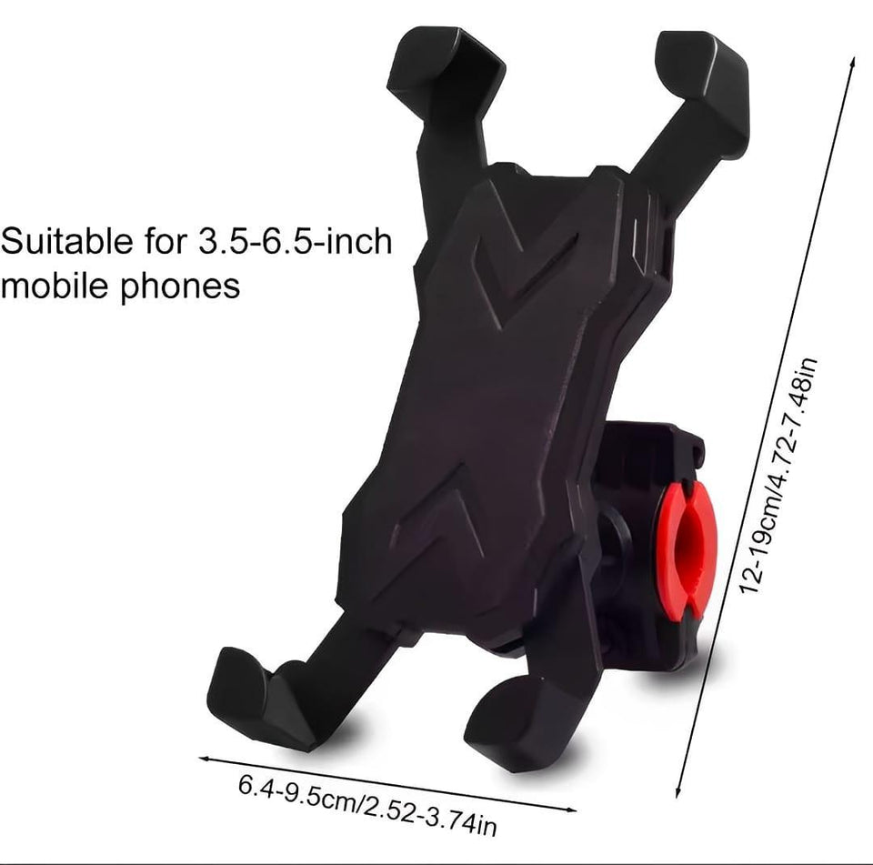 MZ1155200153SEHB 360° Adjustable Shockproof Mobile Phone Holder - Black