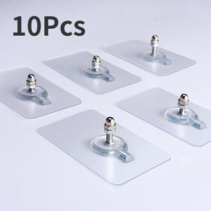 10 Pcs Metal Punch Free Screw Sticker