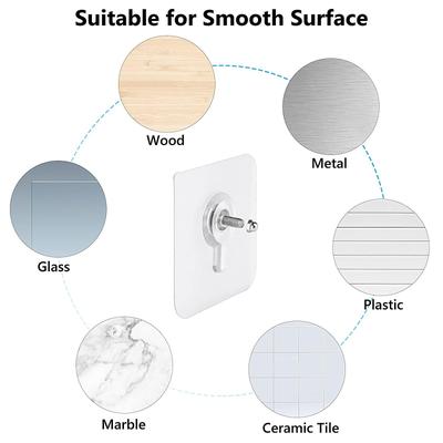 10 Pcs Metal Punch Free Screw Sticker