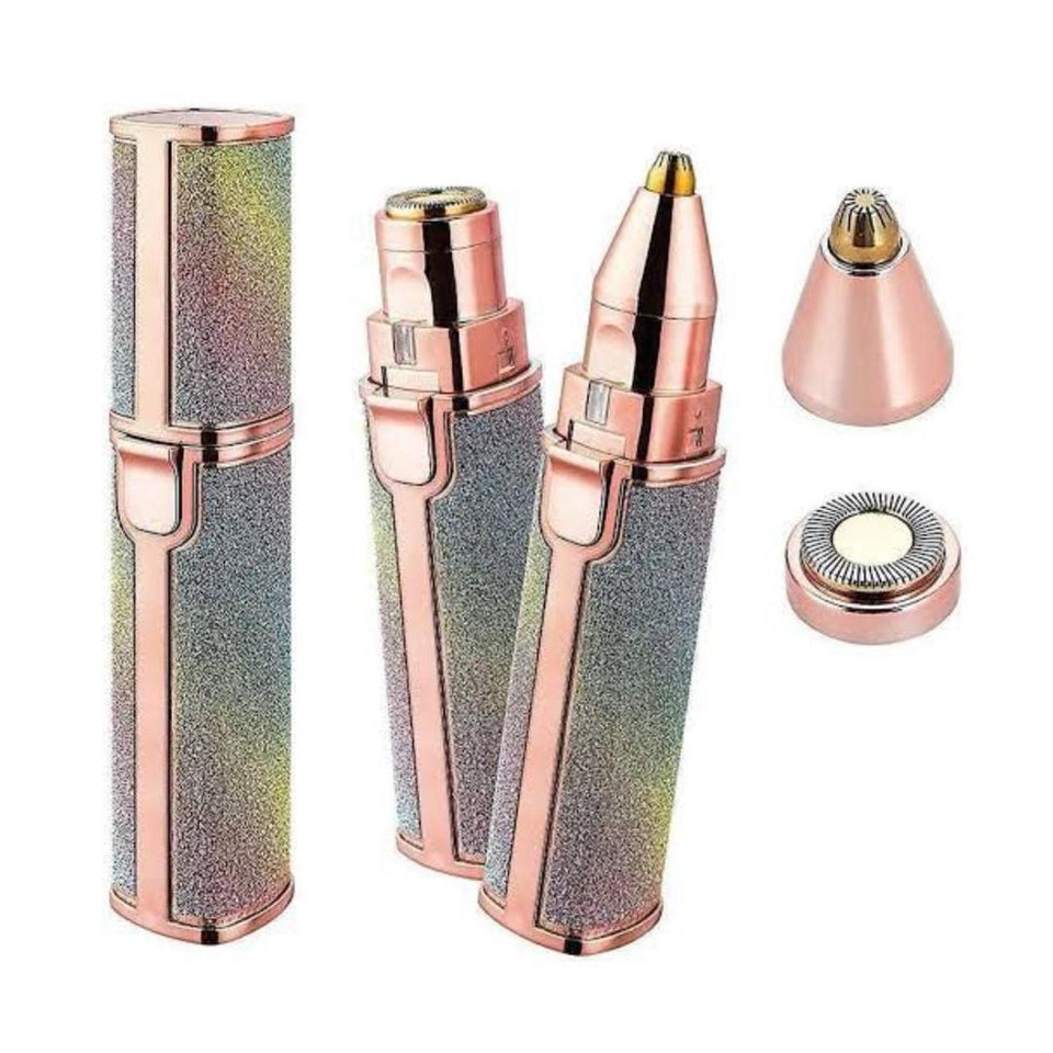 Flawless 2-in-1 Pen Hair Remover – Rechargeable Precision Trimmer for Effortless Brow Shaping