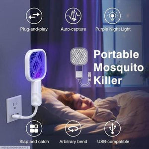 Electric Mosquito Racket – Rechargeable Bug Zapper for Home & Outdoor