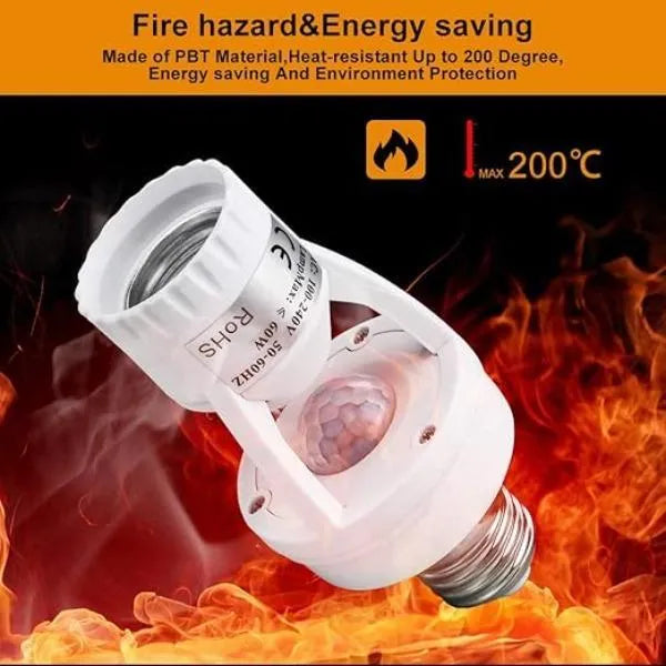 Motion Sensor Bulb Holder, 1 Pc