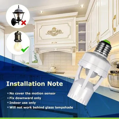 Motion Sensor Bulb Holder, 1 Pc
