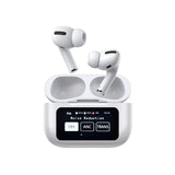 White A9 Pro ANC AirPods with Screen | Bluetooth 5.4