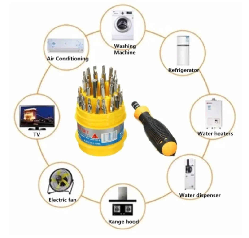 31 Piece Screwdriver Set