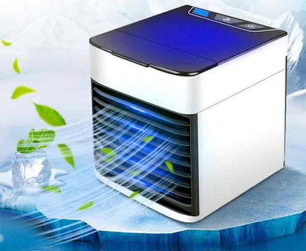 Air Ultra Portable Home Air Cooler | Portable Personal Air Conditioner,2x Cooling Power With Night Light Add Ice Cubes For Special Cooling (random Color)