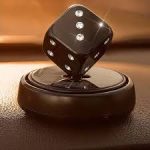 Dice-Shaped Car Dashboard Solar Freshener