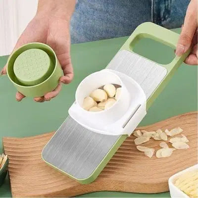 Green Vegetable Slicer - 5 In 1 Easy-to-Clean, Multipurpose Kitchen Tool for Food Preparation