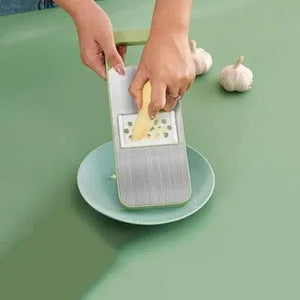 Green Vegetable Slicer - 5 In 1 Easy-to-Clean, Multipurpose Kitchen Tool for Food Preparation