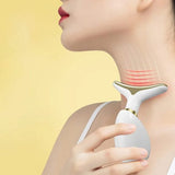 Massager For Face Lifting Facial Massagers Ems Neck Eye Massage Instrument Vibrator Microcurrents Red Light Therapy Anti Wrinkle – Random Color