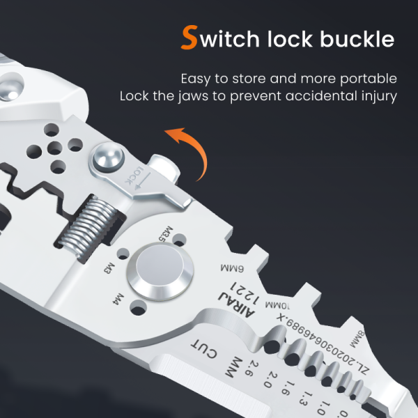 Multi-function Wire Stripper And Cutter – 10-in-1 Electrical Tool With Wire Cutting, Stripping, Crimping & Screw Functions