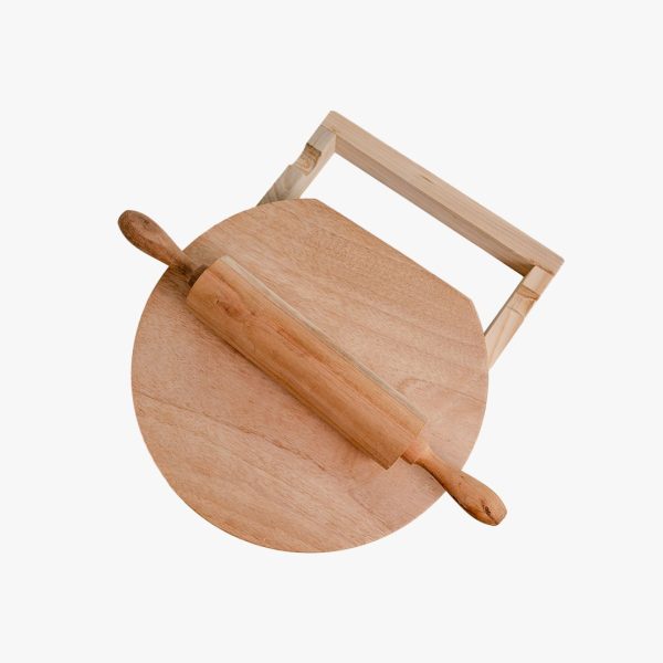 Pure Mango Wood Chakla Belan Set | Durable & Handcrafted Rolling Board And Pin
