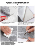 Self Adhesive White Marble Sheet Sticker For Kitchen, Cupboard, Wall – Anti Oil And Heat Resistant Wallpaper – Size 60x200